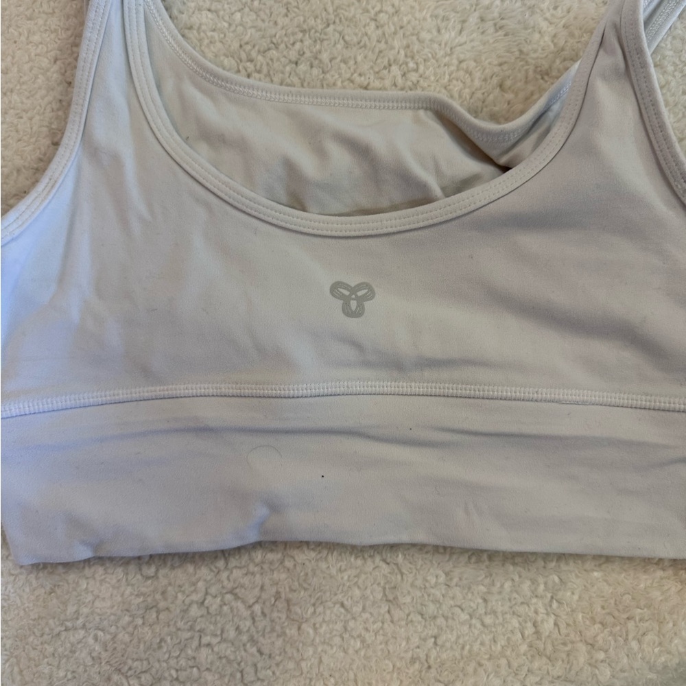 Women's Cream Sports Bra